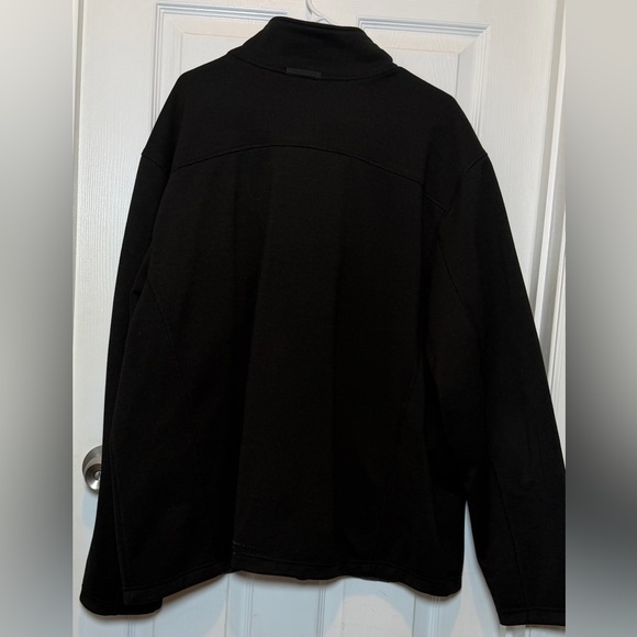 Eddie Bauer Black Textured Full Length Zip Jacket Size XXL 2XL - Picture 4 of 5